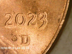2023 D Uncirculated Lincoln Shield Cent Penny DDO DDR Doubled Ear Lobe - Picture 1 of 20