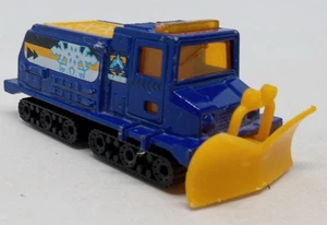 Matchbox Blue & Yellow Snow Groomer Loose Diecast 1:75 1992 - Picture 1 of 6