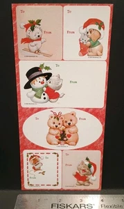 Vintage Aufkleber Morehead Weihnachten Etiketten Stickerbogen Vintage 2004 - Bild 1 von 7
