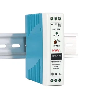 MDR-20-12 Alimentatore da AC a DC DIN-Rail 12V 1,67 Amp 20W - Foto 1 di 7