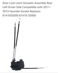 81410-3S000 Door Lock Latch Actuator For Hyundai Sonata Rear Left Driver Side - Bild 1 von 7