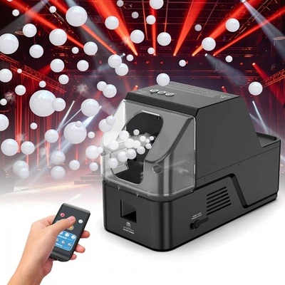 3-in-1 Fog Bubble Machine Bubble Fog Machine 400W Remote Smoke Machine Halloween - Image 1 of 4