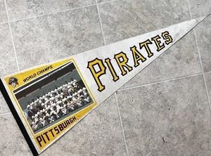 Pittsburgh Pirates 70er Jahre Wimpel volle Größe Filz Vintage Team Foto - Bild 1 von 5