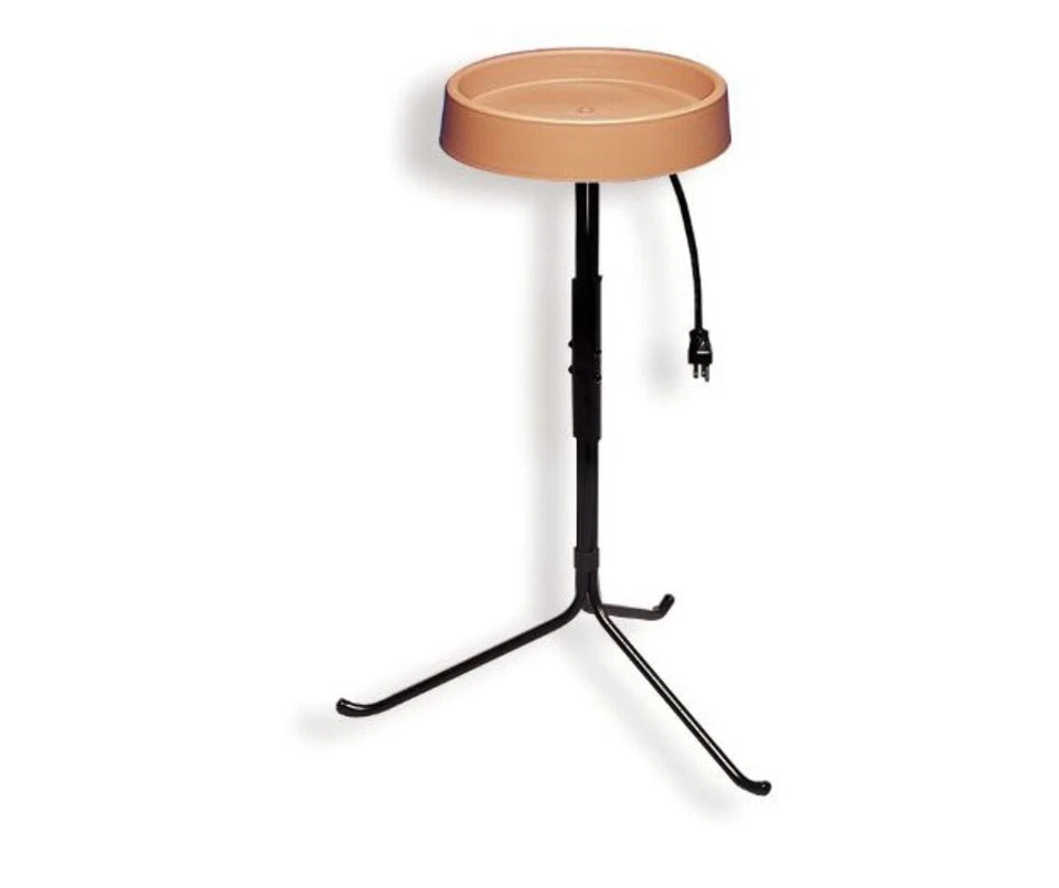 Allied Precision 12 In. Heated Bird Bath With Metal Stand