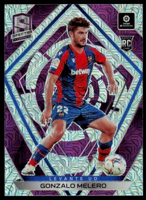 2020-21 Panini Chronicles - Spectra Purple Mojo Gonzalo Melero 16 - Image 1 of 2