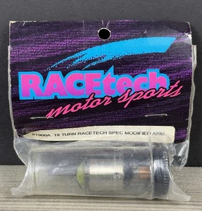 Vintage Racetech 19 Turn Spec Modified Armature 540 Brushed Motor 1900A - Bild 1 von 3
