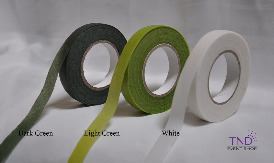 CINTA ENVOLVENTE DE TALLO FLORAL CINTA DE FLORISTERÍA RAMILLETE SUMINISTROS FLORALES - PRECIO AL POR MAYOR Foto 1 de 1