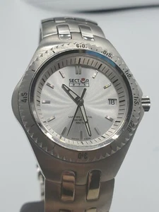 Damen Sektor Uhr 975 Silber Zifferblatt SS Armband Saphirglas 300m Wasser... - Bild 1 von 12