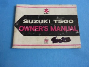 SUZUKI T500 OWNER'S MANUAL T 500 - Bild 1 von 12
