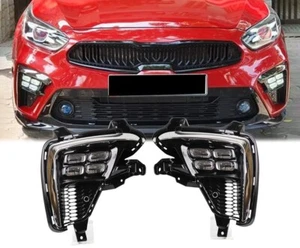 For Kia K3 Forte Cerato 2019-2020 DRL Daytime Running Driving LED Light Fog Lamp - Picture 1 of 8