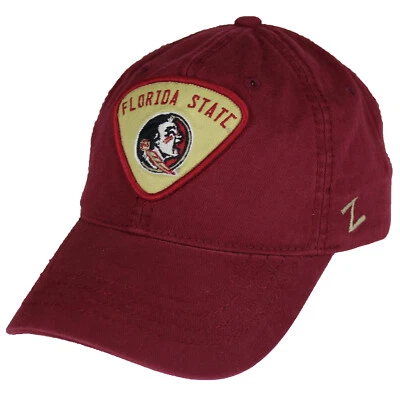Florida State Seminoles Hat Cap Washed Cotton Adjustable Strap With Buckle NWT - Image 1 of 3