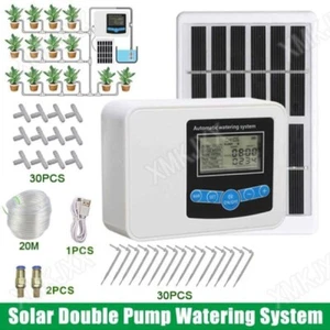 Solar Automatisch Pflanzen Bewässerung Bewässerungssystem Timer Bewässerung set - Bild 1 von 12