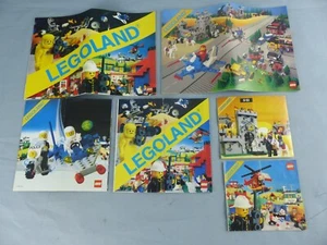 LOT de 6 catalogues dépliants LEGO LEGOLAND année 1982 1984 1985 - Picture 1 of 3