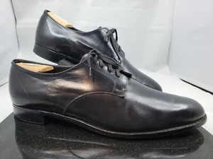 Vestido Oxford Brooks Brothers Brooks Inglés Cuero Negro Puntera Lisa Derby Talla 10 EE. UU. - Imagen 1 de 13