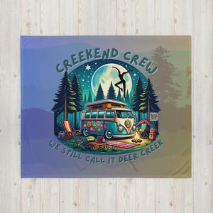 Creekend Crew Throw Blanket 50x60 - Dave Matthews Band, Charity Proceeds - Picture 1 of 1