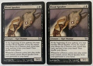 BLOOD SPEAKER X2 2X Champions of Kamigawa MTG Magic Cards Playset NM-LP - Picture 1 of 1