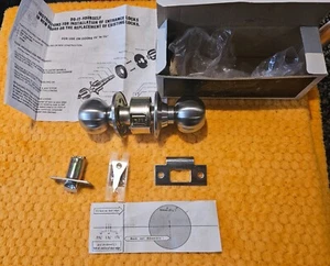 Gainsborough GOVERNOR DOOR KNOB PRIVACY SET Zinc POLISHED STAINLESS STEEL *AUS - Picture 1 of 7