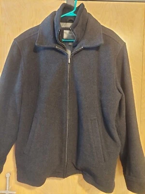 Apt 9 Men's Black Wool Blend Coat Jacket Size M - Image 1 of 4