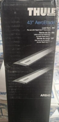 Barras de carga Thule ARB43 43 polegadas AeroBlade (novas) - Imagem 1 de 4
