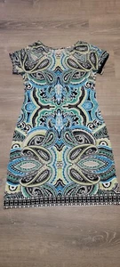 Para mujer Madison Petite azul estampado cachemir talla PS - Imagen 1 de 12