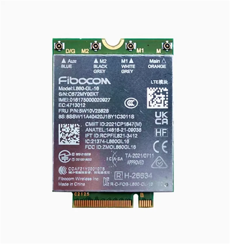 5W10V25828 Thinkpad L15 Gen 3 Z13 Gen 1 Z16 Gen 1 P16 Gen 1 L860-GL-16 LTE Model - Image 1 of 2