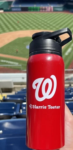 2023 Washington Nationals Water Bottle - SGA New NIP 7/23/23 With Box! Cover