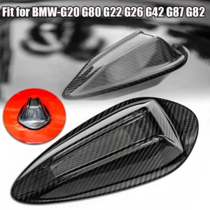 CUBIERTA ANTENA FIBRA CARBONO REAL BMW G20 G80 G42 G87 G82 M3 M4 M2 2023~2025 - Imagen 1 de 10