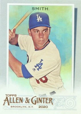 2020 TOPPS ALLEN & GINTER HOT BOX SILVER FOIL DODGERS WILL SMITH #198 - Image 1 of 2