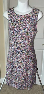 Vestido Vaina Victoria's Secret Moda Intl Años 90 Floral Ajustado Sin Mangas Hasta la Rodilla 10 - Imagen 1 de 5