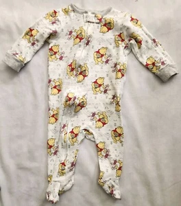 Disney Winnie the Pooh Baby Sleep & Play Size 3-6 Months Footed Sleepwear - Picture 1 of 9