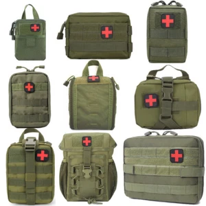 Tactical Bag Waist Belt Hunting Emergency Pack Medical First Aid Kit Camping   - Bild 1 von 39