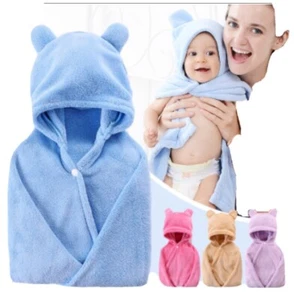 Baby Hooded Bath Towel - Picture 1 of 5