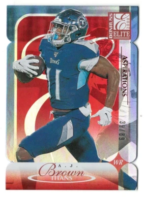 A.J. Brown 2020 Elite '00 Elite Aspirations Die Cut /89 #41 Numbered Card - Image 1 of 2