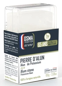 Pietra di allume PIERRE D’ALUN 100g OSMA TRADIZIONE blocco allume emorragia FRANCIA - Foto 1 di 3