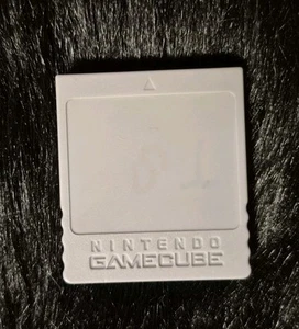 Nintendo GameCube Scheda di Memoria OEM, 59 Blocchi, DOL-008 Autentica Testata - Foto 1 di 2
