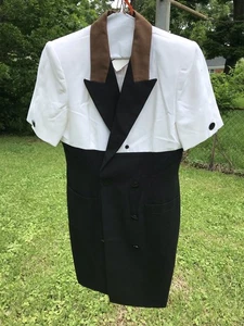 Kasper for ASL Blazerkleid schwarz weiß Vintage Damengröße 12 - Bild 1 von 6