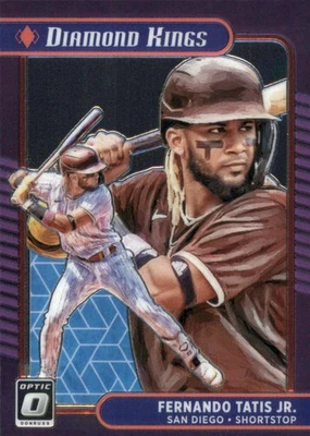 2021 Donruss Optic Baseball Card #27 Fernando Tatis Jr. DK - Image 1 of 2