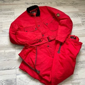 RARE Vintage 70s Men's Belstaff Trialmaster XL 500 Motorcycle suit jacket+pants - Picture 1 of 23