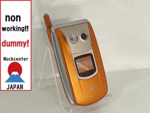 【Factice !】 TOSHIBA A5501T (couleur orange) au-japon téléphone portable qui ne fonctionne pas - Photo 1 sur 3