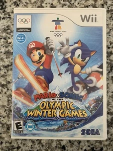 Mario & Sonic at the Olympic Winter Games (Wii, 2009) CIB Tested Working - Picture 1 of 3