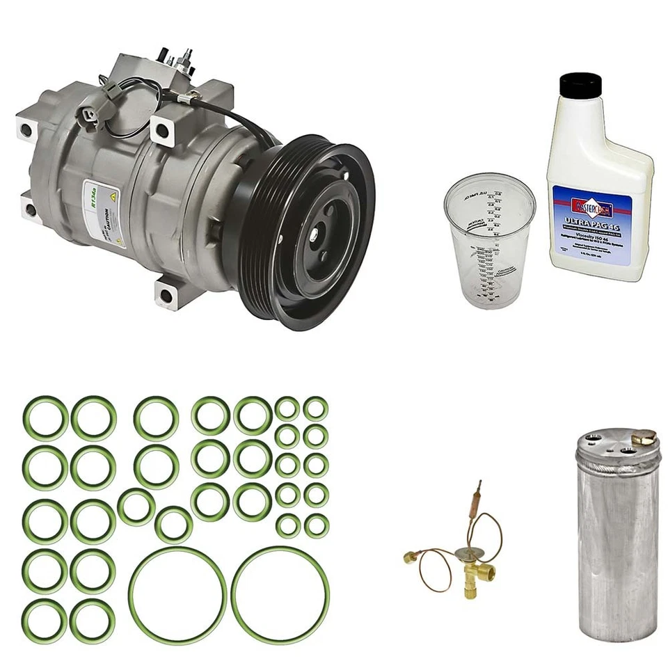 Omega AC Compressor w/ A/C Repair Kit For Acura TL CL - Изображение 1 из 1