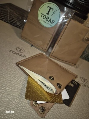 Carteras de cuero genuino para hombre hechas a mano envejecidas plegables para hombre  Foto 1 de 4