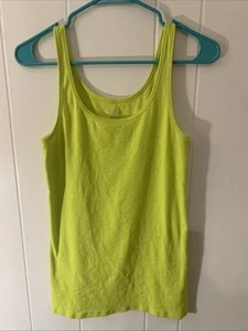 Camiseta sin mangas Merona XL amarilla para mujer color liso liso liso - Imagen 1 de 4