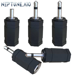 3.5mm Mono to Stereo Adapter Mono Male Plug to 1/8" TRS Stereo Female Jack - Picture 1 of 8
