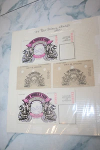 4- VINTAGE & RARE 1984 NEW ORLEANS WORLD'S FAIR OLD TICKET STUBS - Picture 1 of 1