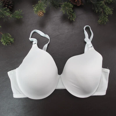 Warners Bra Size 40C White Padded Underwire Adjustable Clasp Back - Image 1 of 4