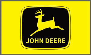 John Deere 3x5' Flagge gelb Banner Traktor Bauernhof doppelseitig gleiches Bild - Bild 1 von 1
