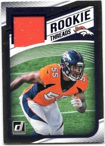 CAMISETAS USADAS BRADLEY CHUBB 2018 PANINI DONRUSS ROOKIE THREADS & ROOKIE FENOM - Imagen 1 de 2