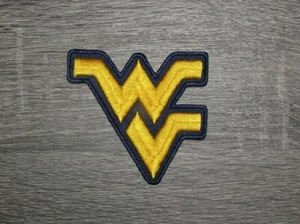 West Virginia Mountaineers University College Embroidered Iron On Patch 3" x 3" - Picture 1 of 2