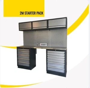 2MWorkbench Cabinet Drawer Organizer Garage Combination Office Heavy Duty-GT680G - Picture 1 of 16